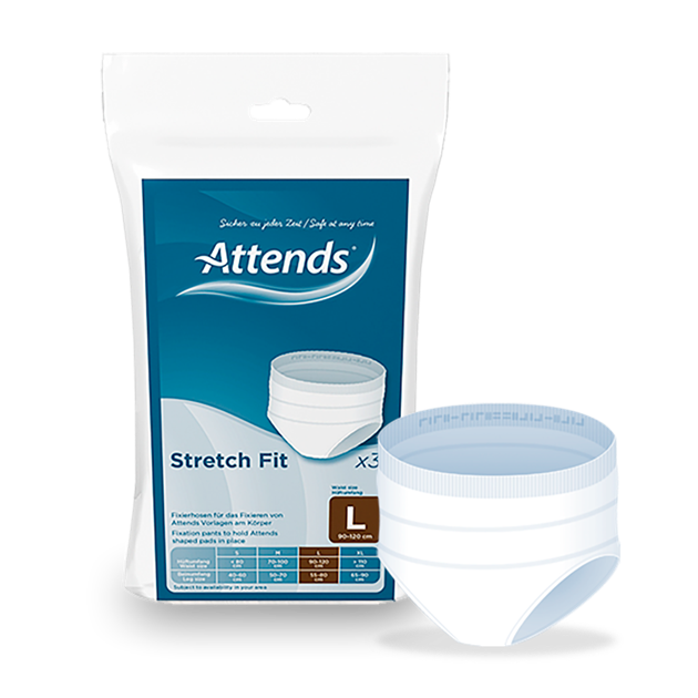 Inkontinens Fixeringsbyxa Attends Stretch Fit L 3st/fp